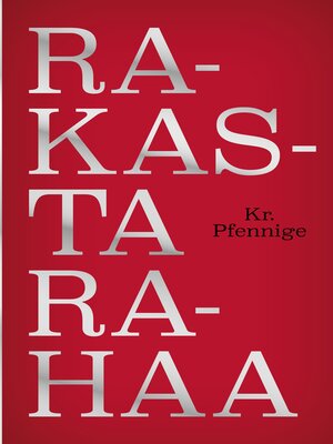 cover image of Rakasta rahaa